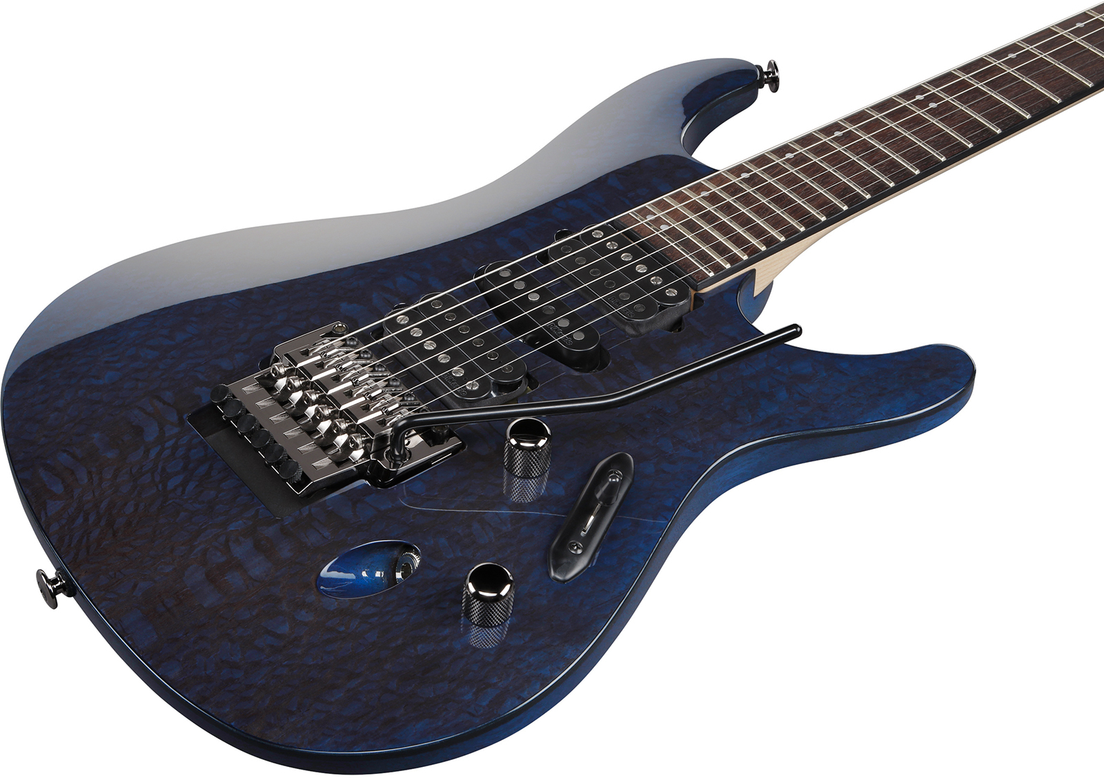 Ibanez S6670sk Dub Prestige Jap Hsh Dimarzio Fr Rw - Dark Ultramarine Blue - Guitarra eléctrica con forma de str. - Variation 2