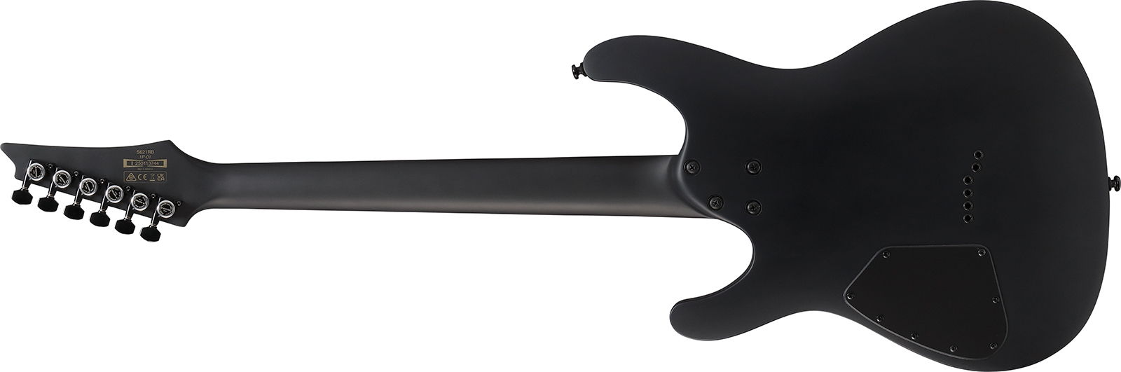 Ibanez S721rb Bkf Iron Label 2h Ht Eb - Black Flat - Guitarra eléctrica con forma de str. - Variation 1