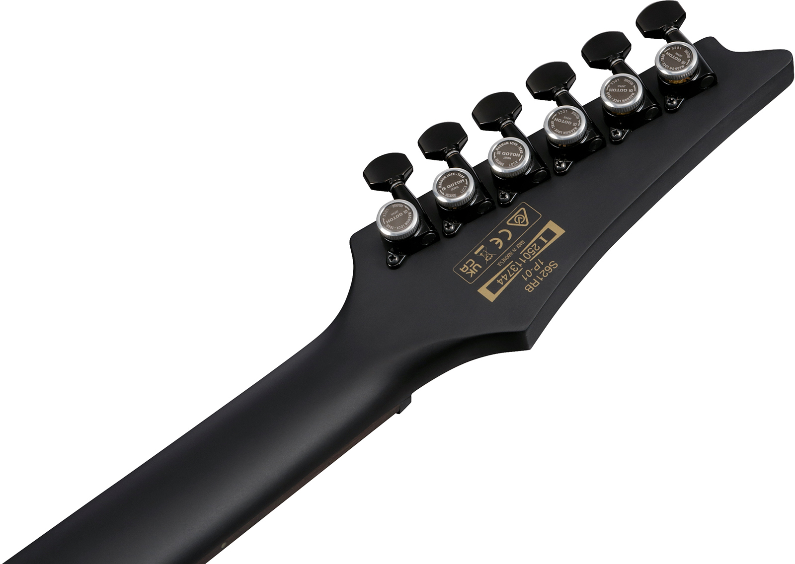 Ibanez S721rb Bkf Iron Label 2h Ht Eb - Black Flat - Guitarra eléctrica con forma de str. - Variation 4