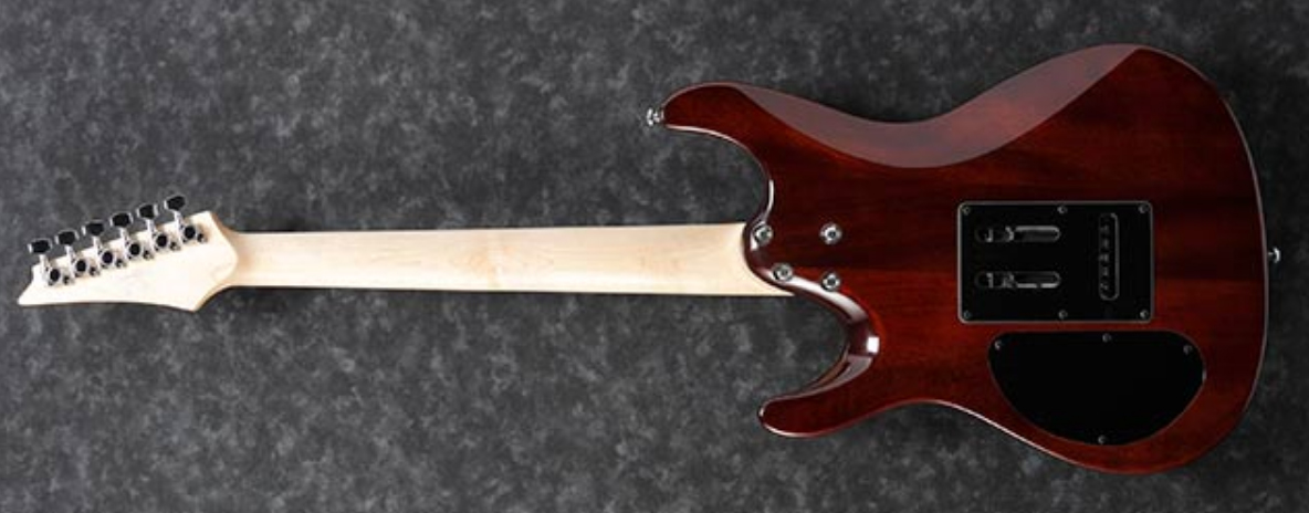 Ibanez Sa360nqm Bmg Standard Hss Trem Jat - Black Mirage Gradation Low Gloss - Guitarra eléctrica con forma de str. - Variation 1