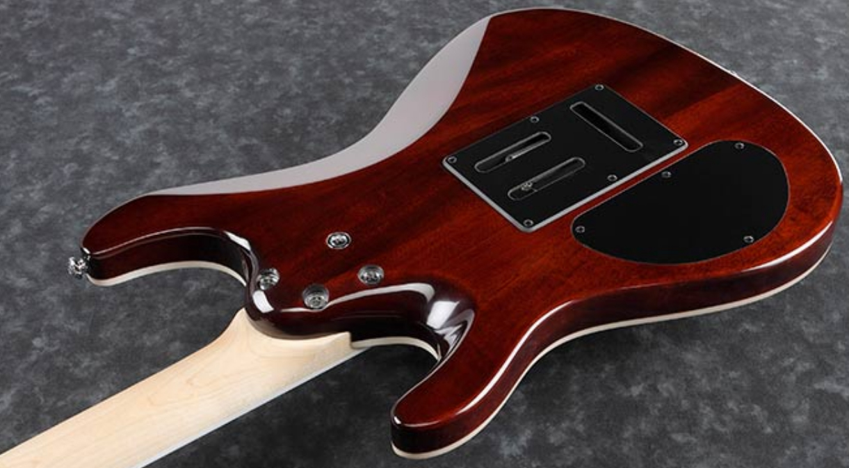 Ibanez Sa360nqm Bmg Standard Hss Trem Jat - Black Mirage Gradation Low Gloss - Guitarra eléctrica con forma de str. - Variation 3