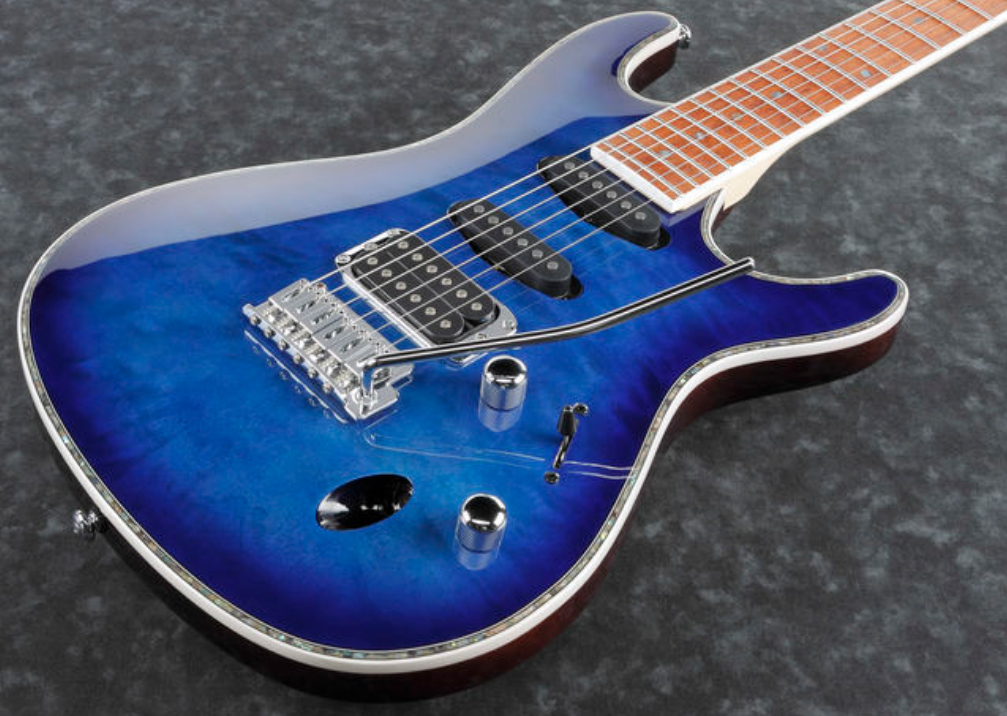 Ibanez Sa360nqm Spb Standard Hss Trem Jat - Sapphire Blue - Guitarra eléctrica con forma de str. - Variation 2