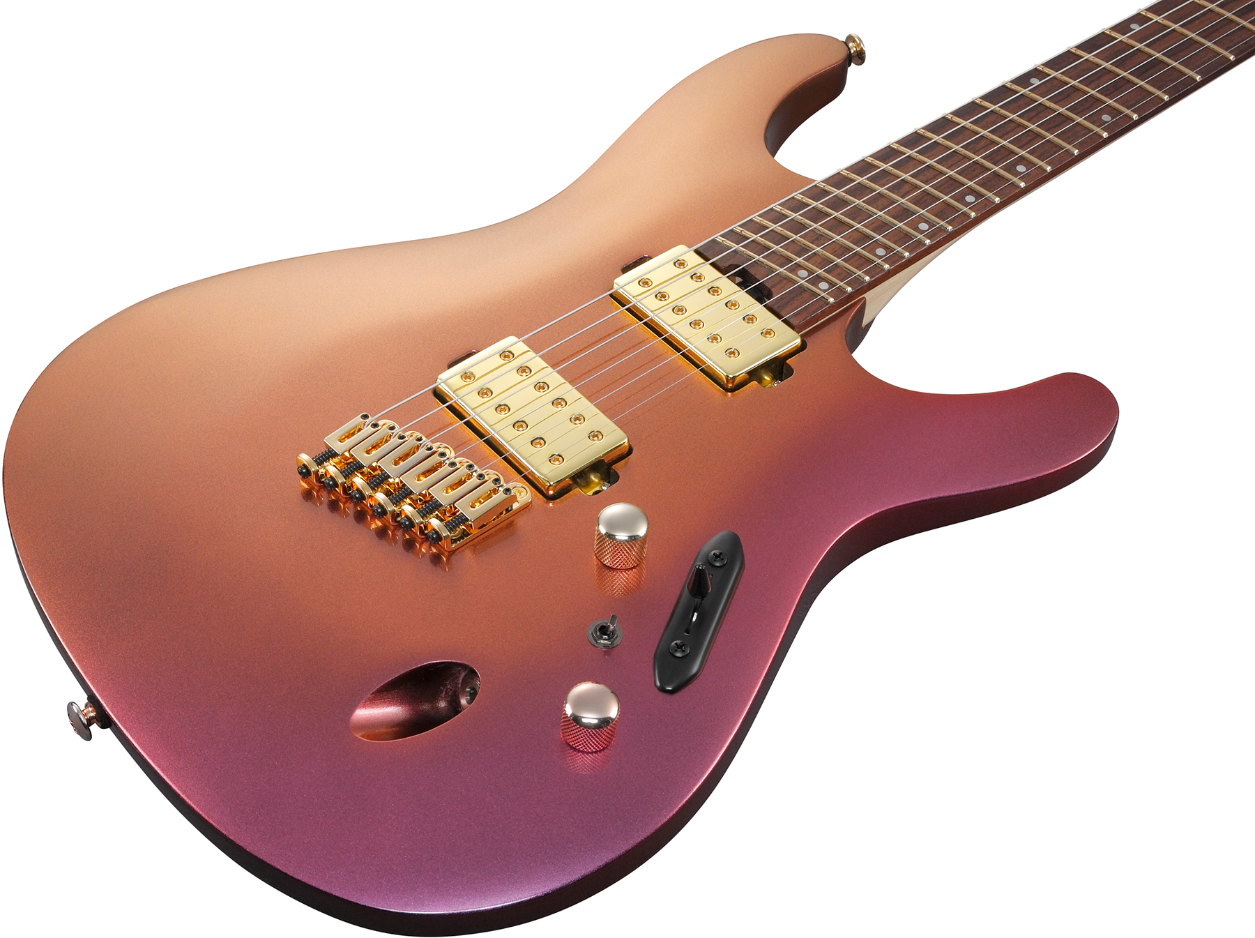 Ibanez Sml721 Rgc Axe Design Lab Multiscale 2h Ht Rw - Rose Gold Chameleon - Multi-Scale Guitar - Variation 2