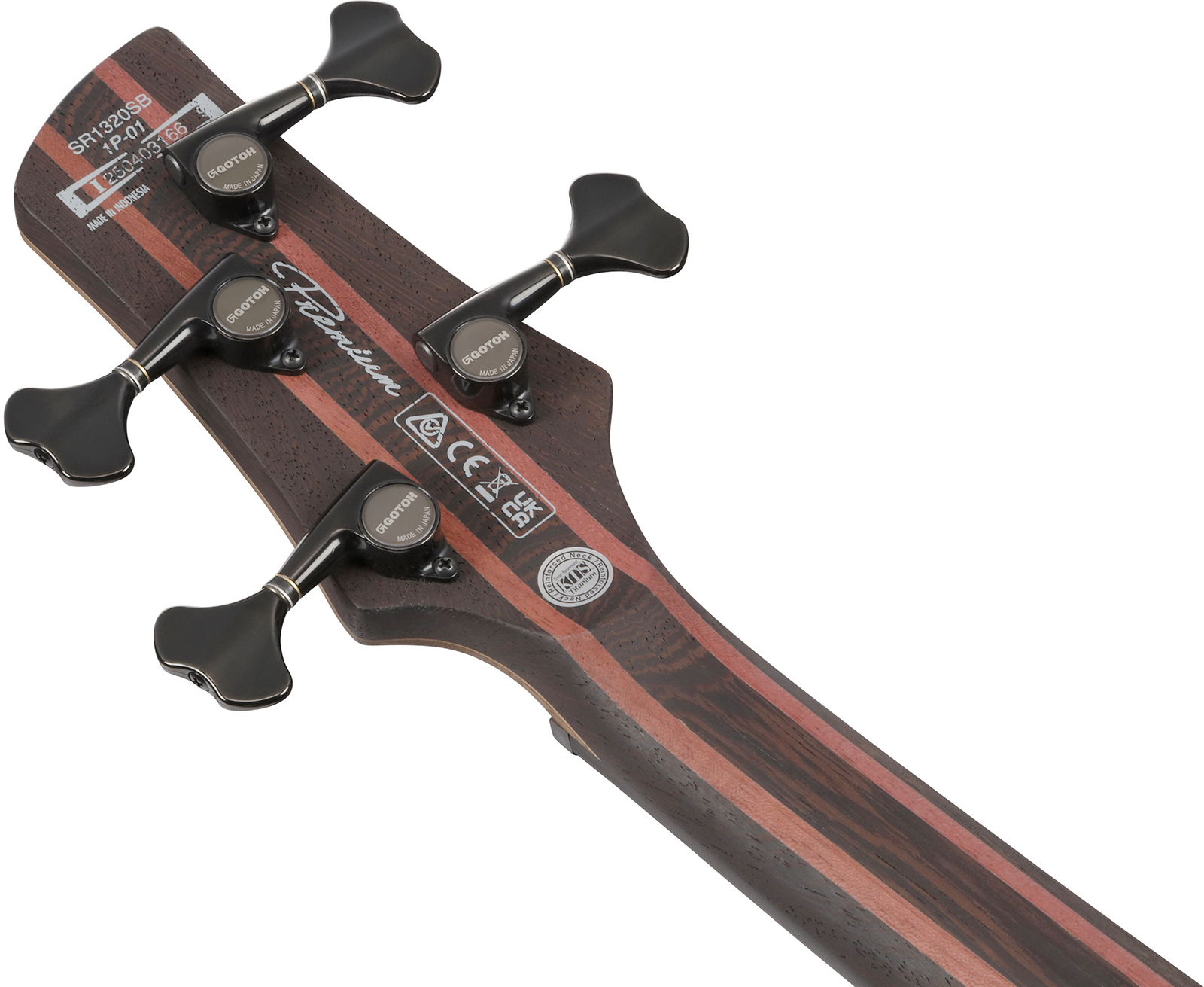 Ibanez Sr1320sb Ivf Premium Active Pp - Icebreaker Wave Flat - Bajo eléctrico de cuerpo sólido - Variation 4