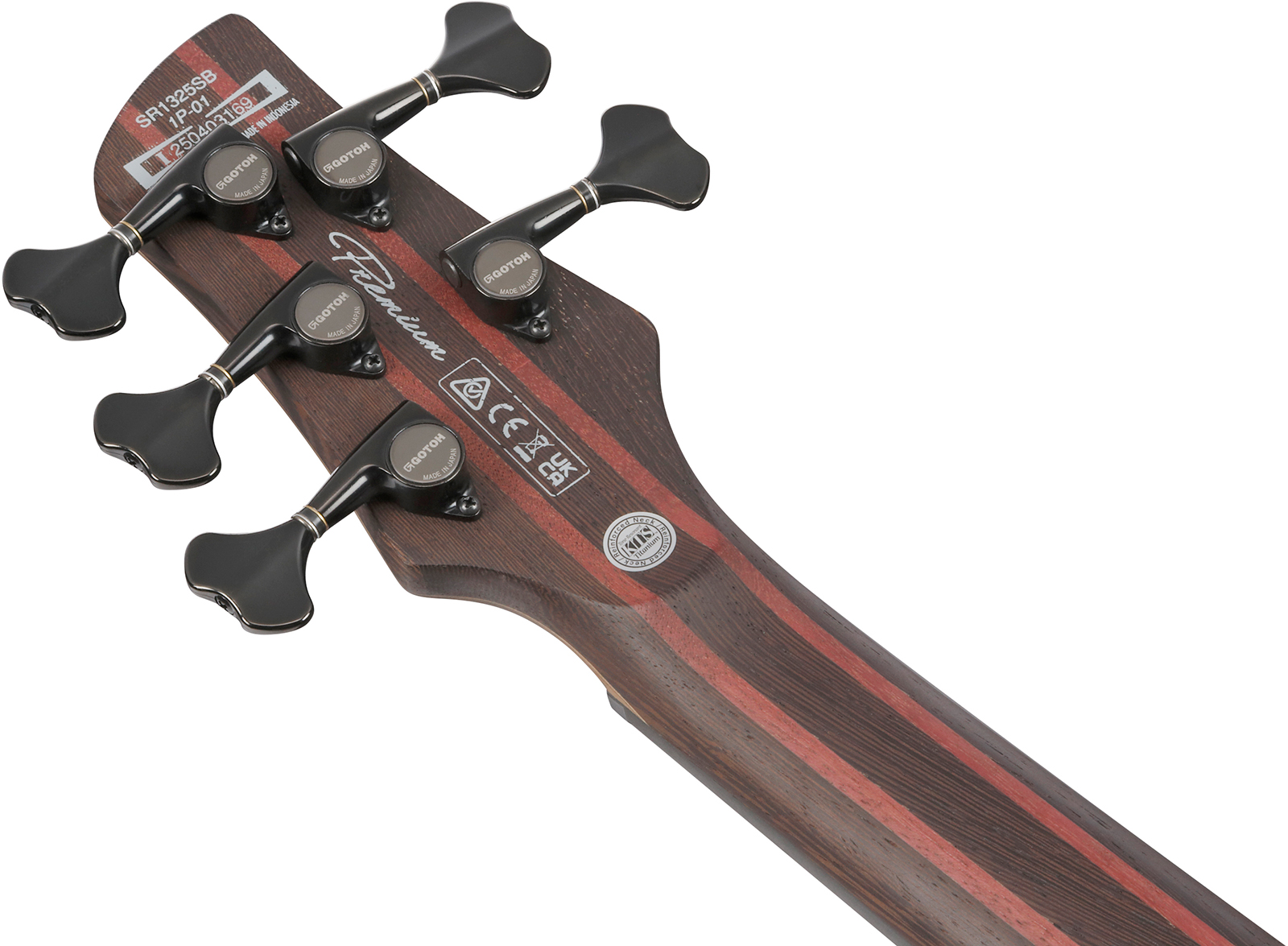 Ibanez Sr1325sb Avl Premium 5c Active Pp - Aqua Wave Low Gloss - Bajo eléctrico de cuerpo sólido - Variation 4