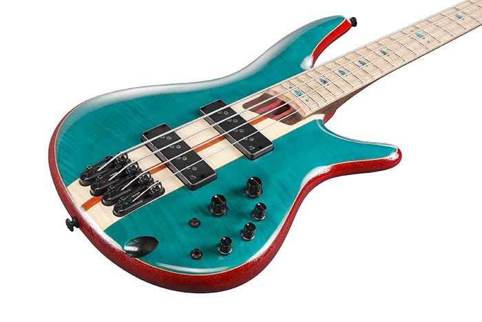 Ibanez Sr1420b Cgl Premium Active Mn - Caribbean Green - Bajo eléctrico de cuerpo sólido - Variation 2