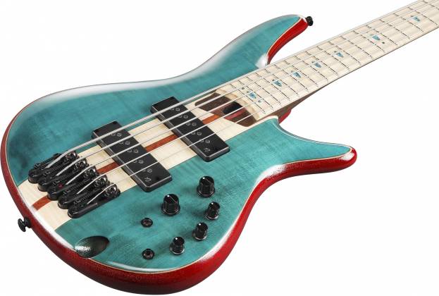 Ibanez Sr1425b Cgl Premium 5c Active Mn - Caribbean Green - Bajo eléctrico de cuerpo sólido - Variation 2