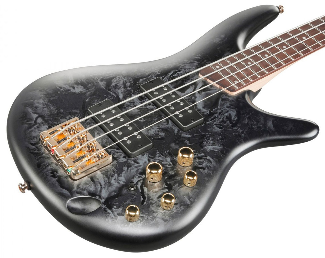 Ibanez Sr300edx Bzm Standard Active Jat - Black Ice Frozen Matte - Bajo eléctrico de cuerpo sólido - Variation 2