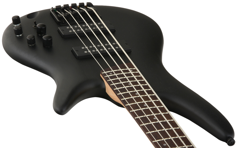 Ibanez Sr305eb Wk Standard 5c Active Jat - Weathered Black - Bajo eléctrico de cuerpo sólido - Variation 4