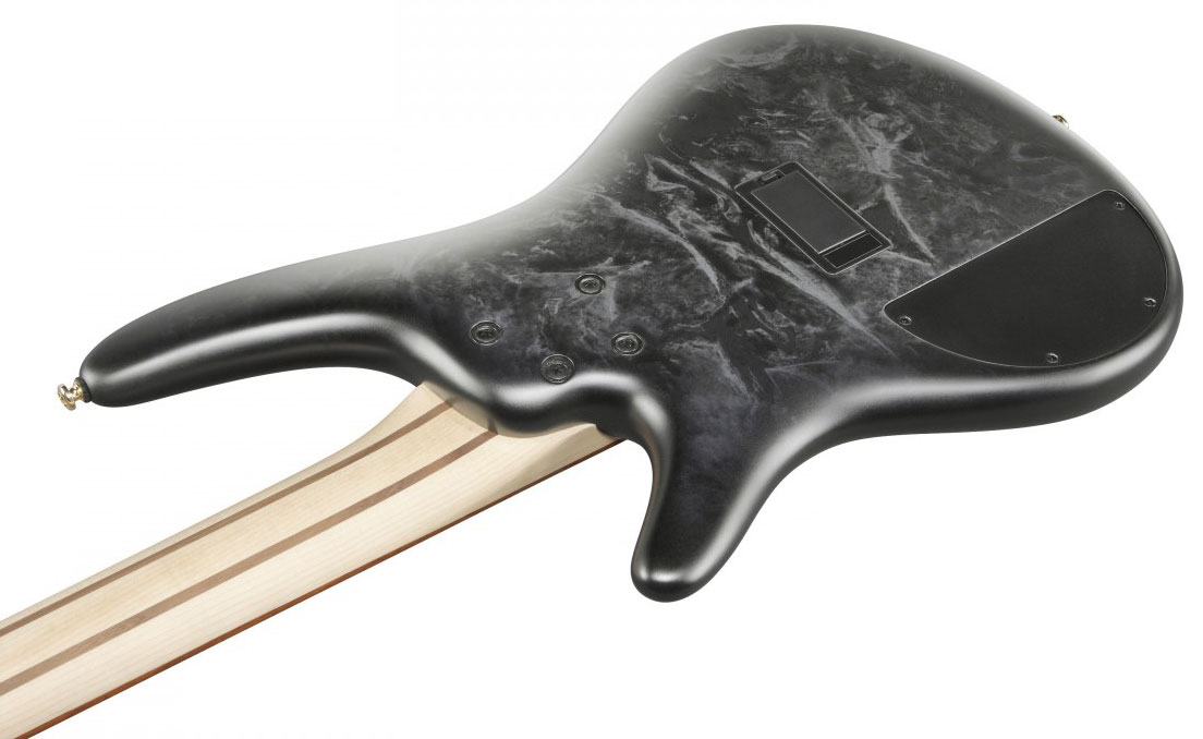 Ibanez Sr305edx Bzm Standard 5c Active Jat - Black Ice Frozen Matte - Bajo eléctrico de cuerpo sólido - Variation 3