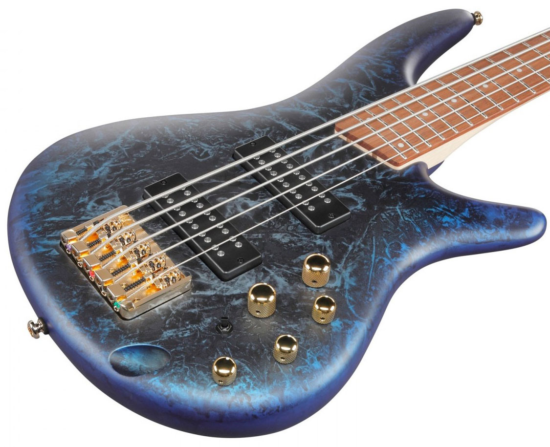 Ibanez Sr305edx Czm Standard 5c Active Jat - Cosmic Blue Frozen Matte - Bajo eléctrico de cuerpo sólido - Variation 2