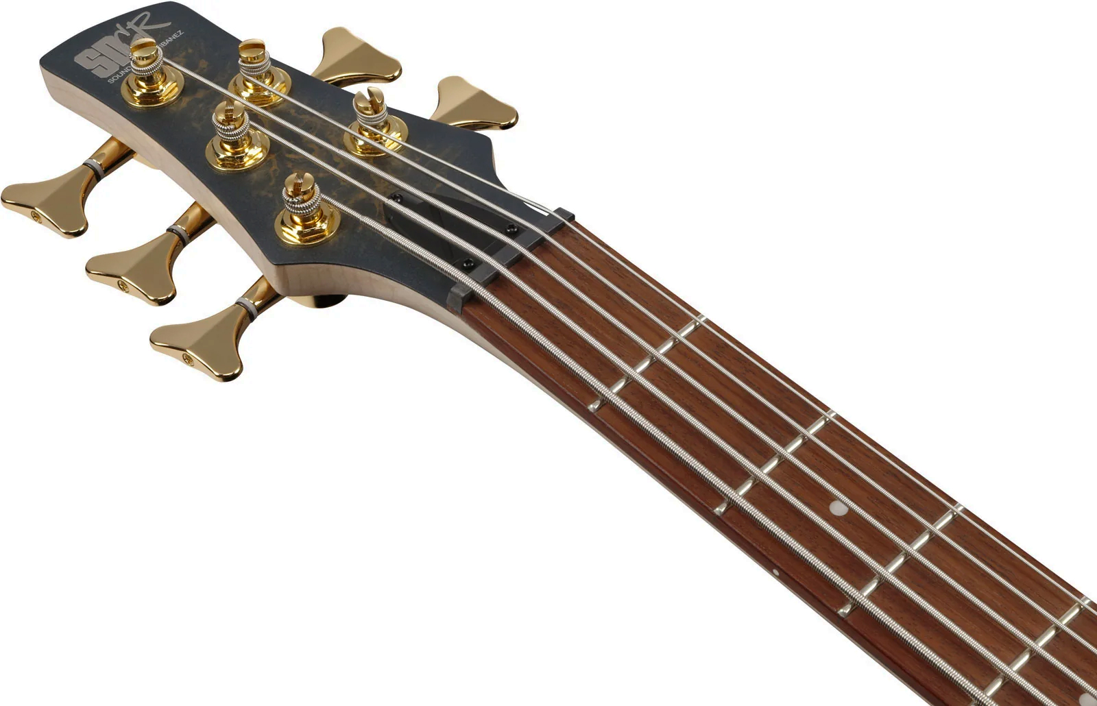 Ibanez Sr305edx Fdm Standard 5c Active Jat - Frozen Gold Matte - Bajo eléctrico de cuerpo sólido - Variation 4