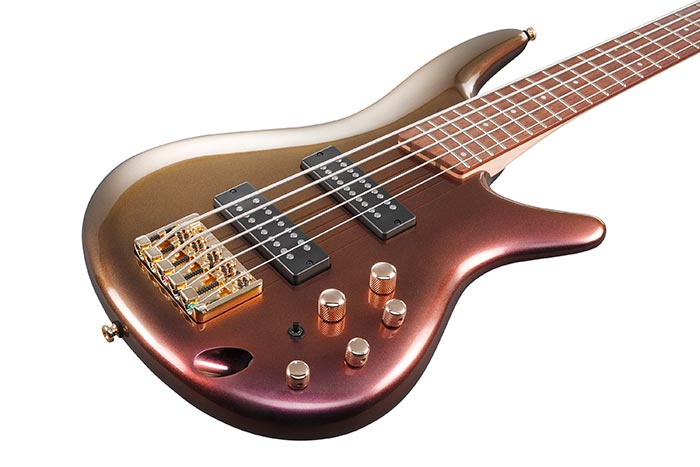 Ibanez Sr305edx Rgc Standard 5c Active Jat - Rose Gold Chameleon - Bajo eléctrico de cuerpo sólido - Variation 2