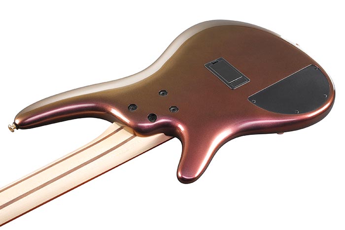 Ibanez Sr305edx Rgc Standard 5c Active Jat - Rose Gold Chameleon - Bajo eléctrico de cuerpo sólido - Variation 3