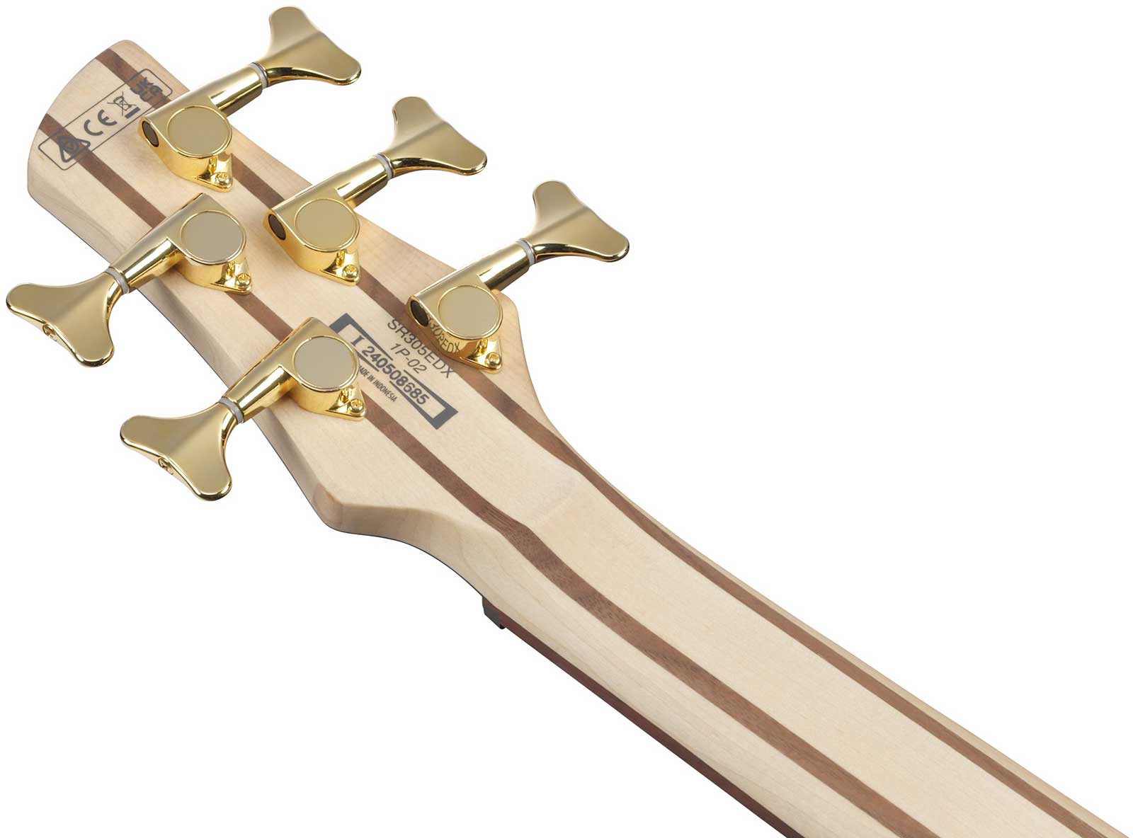 Ibanez Sr305edx Wzm Standard 5c Active Jat - Wine Red Frozen Matte - Bajo eléctrico de cuerpo sólido - Variation 4