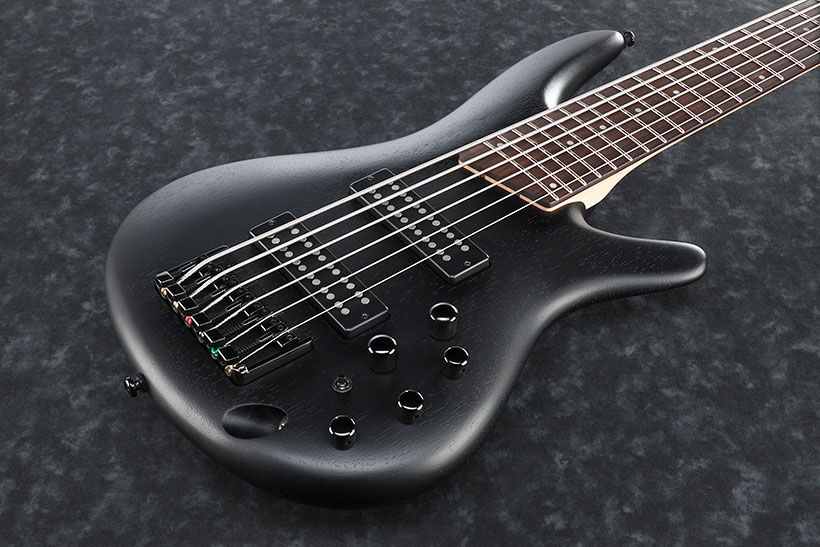 Ibanez Sr306eb Wk Standard 6-cordes Active Jat - Weathered Black - Bajo eléctrico de cuerpo sólido - Variation 1