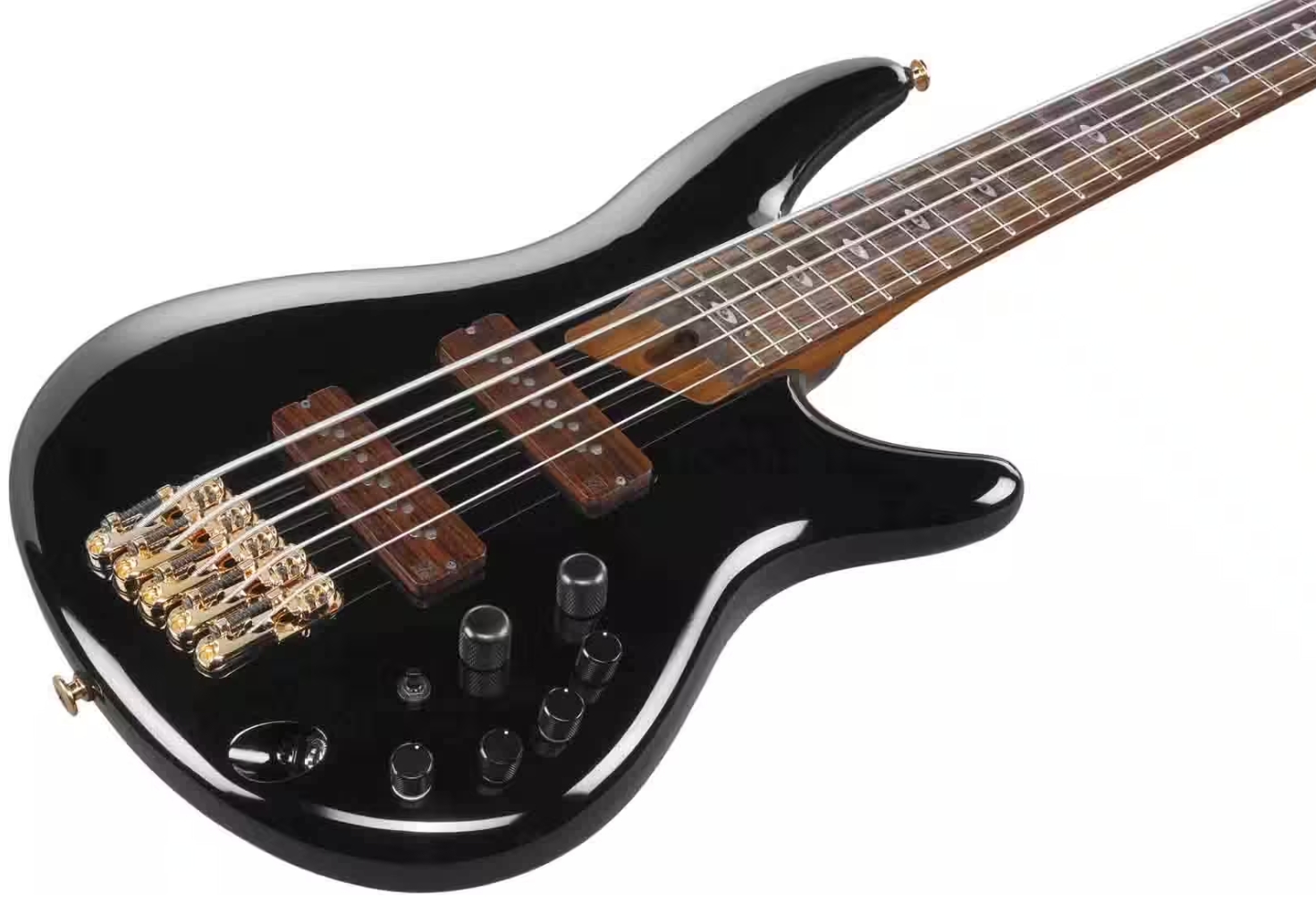 Ibanez Sr3505 Bk Prestige Jap 5c Active Rw - Black - Bajo eléctrico de cuerpo sólido - Variation 2