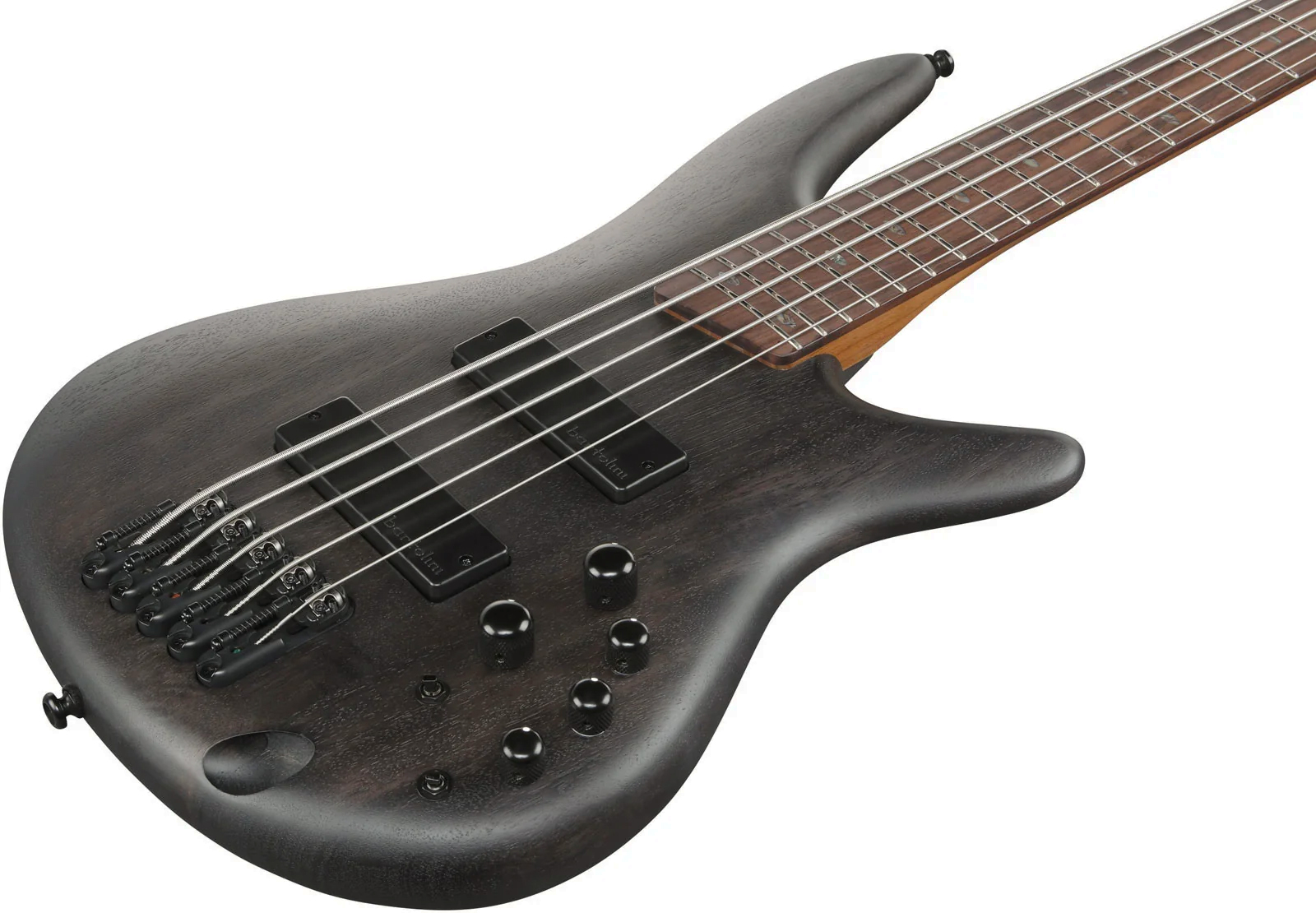 Ibanez Sr505a Tgf Standard 5c Active Bartolini Rw - Transparent Gray Flat - Bajo eléctrico de cuerpo sólido - Variation 2