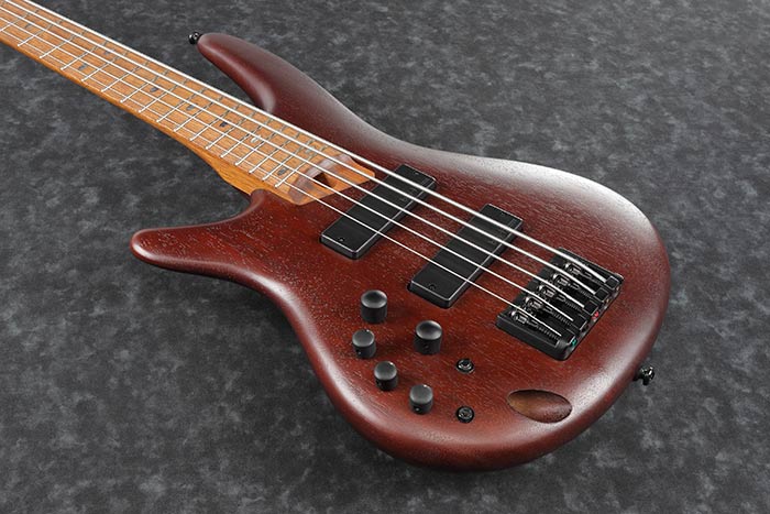 Ibanez Sr505el Bm Standard 5c Lh Gaucher Active Bartolini Rw - Brown Mahogany - Bajo eléctrico de cuerpo sólido - Variation 2