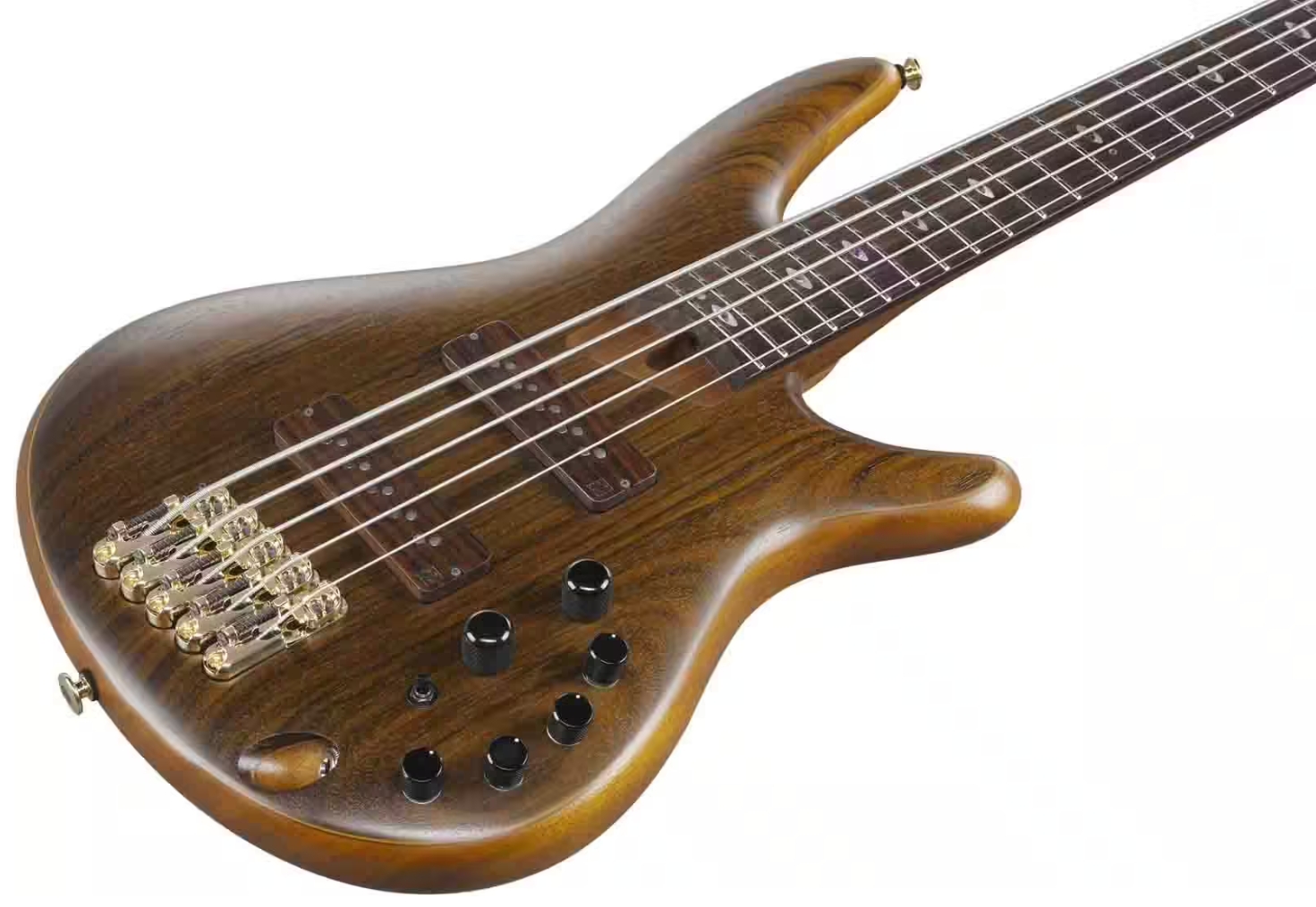 Ibanez Sr5505 Mhf Prestige Jap 5c Active Rw - Mocha Flat - Bajo eléctrico de cuerpo sólido - Variation 2