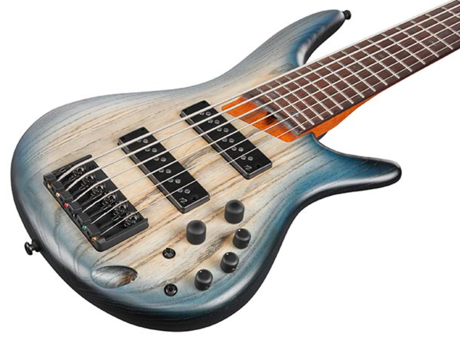 Ibanez Sr606e Ctf Standard 6c Active Rw - Cosmic Blue Starburst Flat - Bajo eléctrico de cuerpo sólido - Variation 2