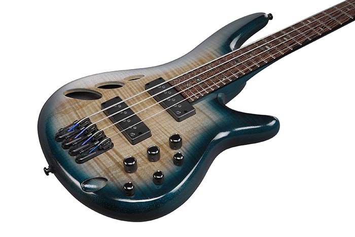 Ibanez Srd900 Ctl Workshop Active Piezo Pp - Cosmic Blue Starburst - Bajo eléctrico semi caja - Variation 2