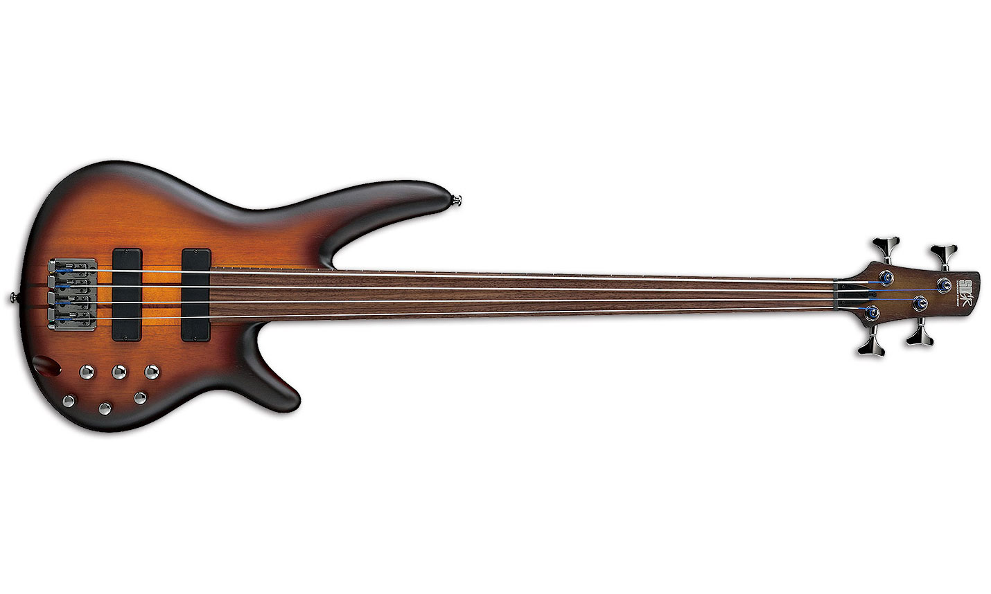 Ibanez Srf700 Bbf Fretless - Brown Burst Flat - Bajo eléctrico de cuerpo sólido - Variation 1