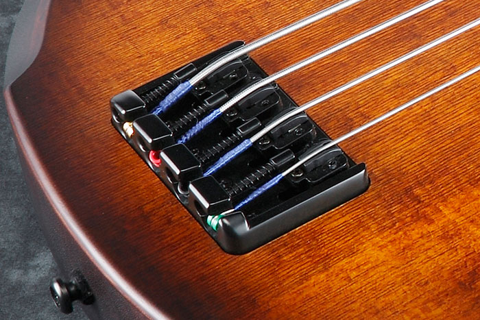 Ibanez Srh500f Nnf Fretless Workshop Epicea Acajou Rw - Natural Browned Burst Flat - Bajo eléctrico semi caja - Variation 2
