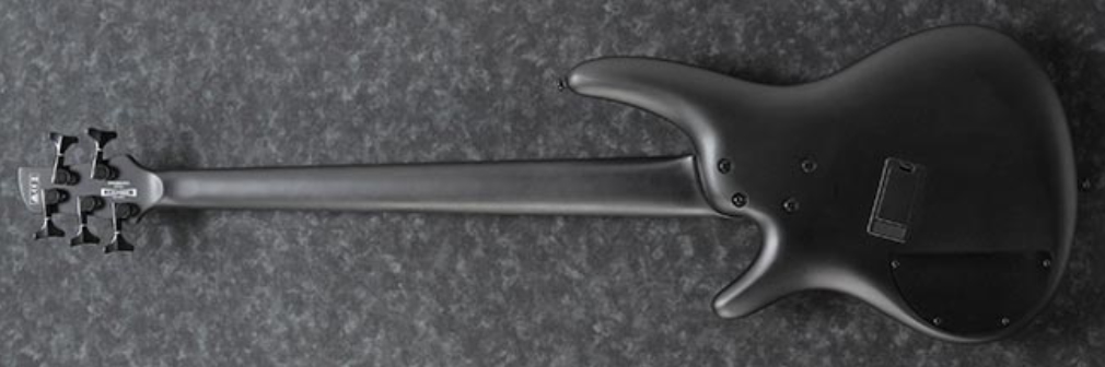 Ibanez Srms625ex Bkf Iron Label 5c Active Bartolini Ebo - Black Flat - Bajo eléctrico de cuerpo sólido - Variation 1