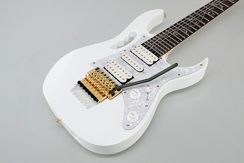 Ibanez Steve Vai Jem7v7 Wh Prestige Japan - White - Guitarra eléctrica de 7 cuerdas - Variation 1