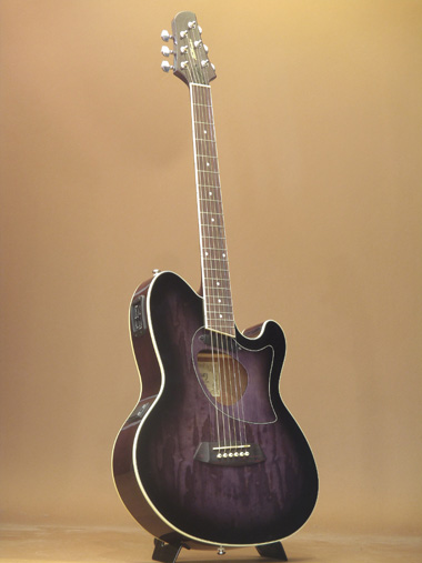 Ibanez Tcm50 Tks Talman Cw Frene Acajou - Transparent Black Sunburst - Guitarra acústica & electro - Variation 2