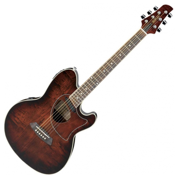 Ibanez Tcm50 Vbs Talman Cw Frene Sapele Pur - Vintage Brown Sunburst - Guitarra electro acustica - Variation 6