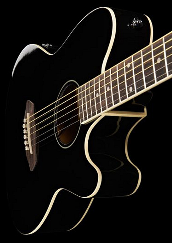 Ibanez Tcy10e Bk Talman Cw Epicea Sapele Pur - Black - Guitarra folk - Variation 4