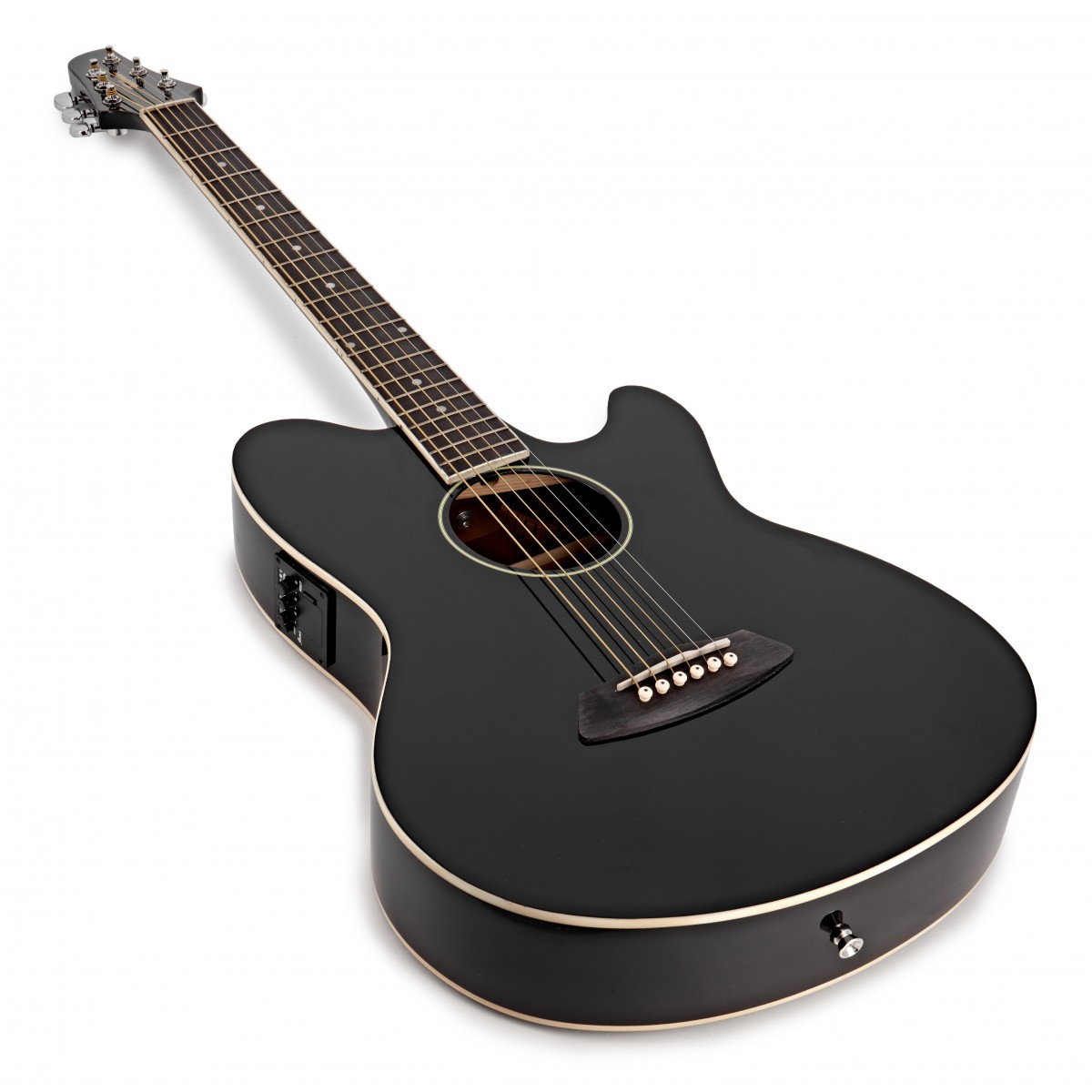 Ibanez Tcy10e Bk Talman Cw Epicea Sapele Pur - Black - Guitarra folk - Variation 3