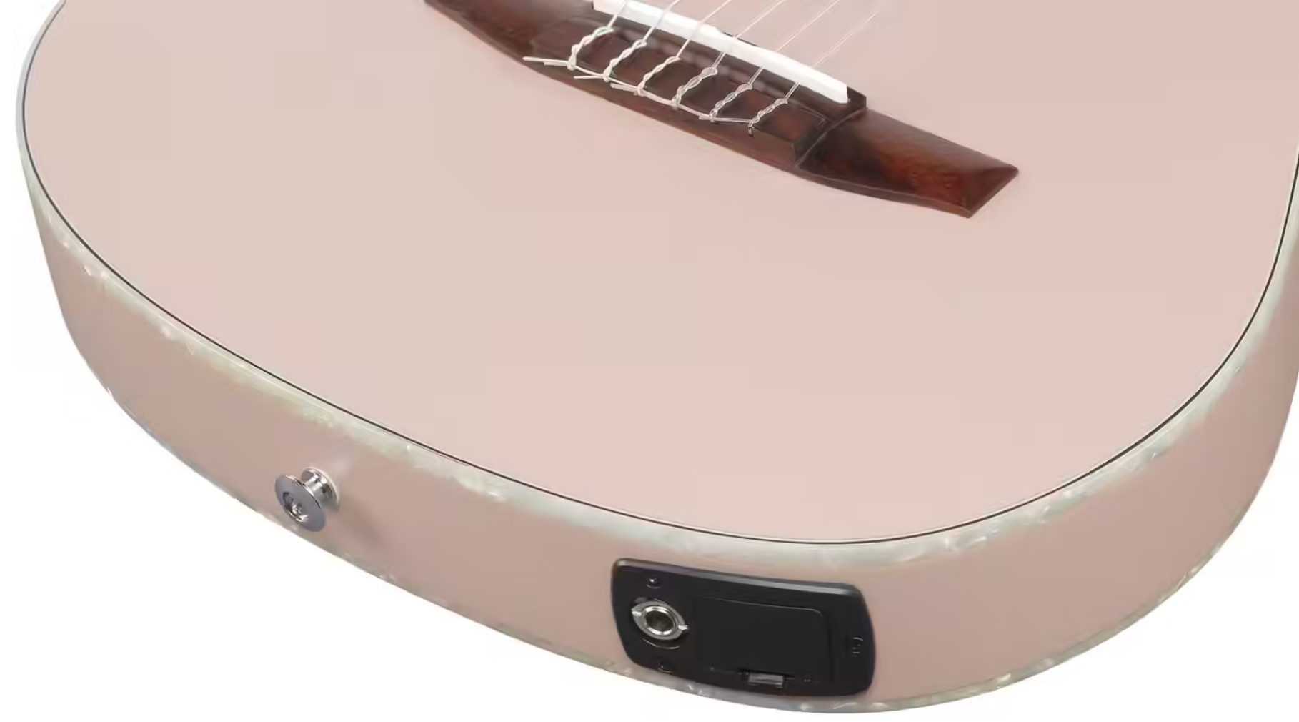 Ibanez Tim Henson Tod10n Paf Ind Signature Epicea Sapele Rw - Pearl Pink Flat - Guitarra clásica 4/4 - Variation 2