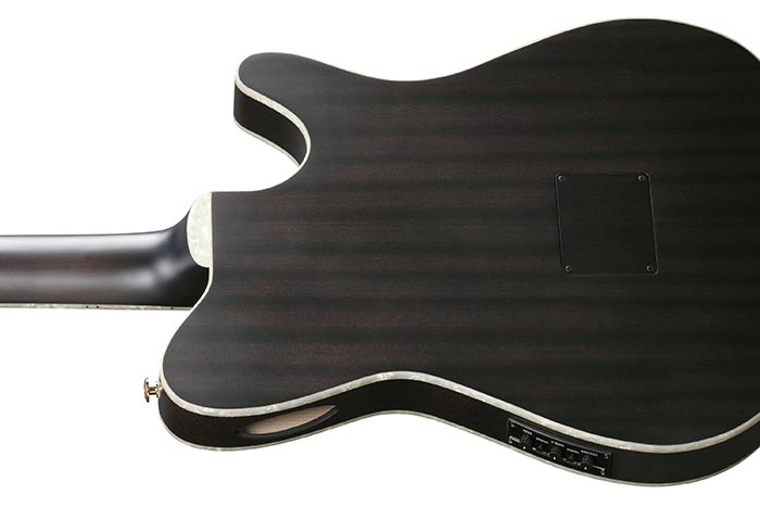 Ibanez Tim Henson Tod10n Tkf Ind Signature Lh Gaucher Epicea Sapele Rw - Transparent Black Flat - Guitarra clásica 4/4 - Variation 2