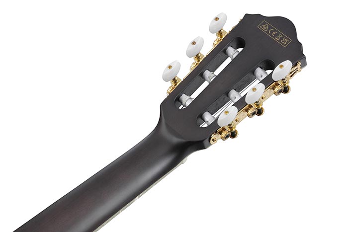 Ibanez Tim Henson Tod10n Tkf Ind Signature Lh Gaucher Epicea Sapele Rw - Transparent Black Flat - Guitarra clásica 4/4 - Variation 3