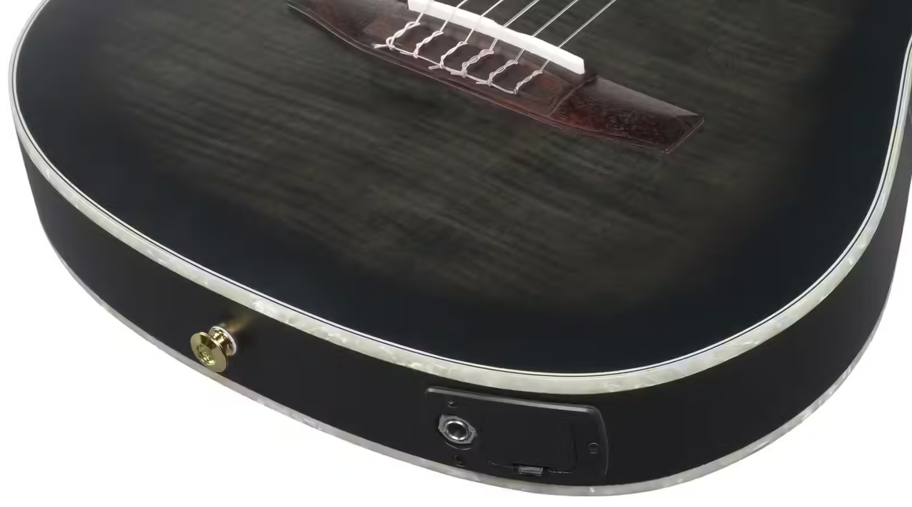 Ibanez Tim Henson Tod20fmn Bfl Ind Signature Erable Sapele Rw - Black Burst Fade Low Gloss - Guitarra clásica 4/4 - Variation 2