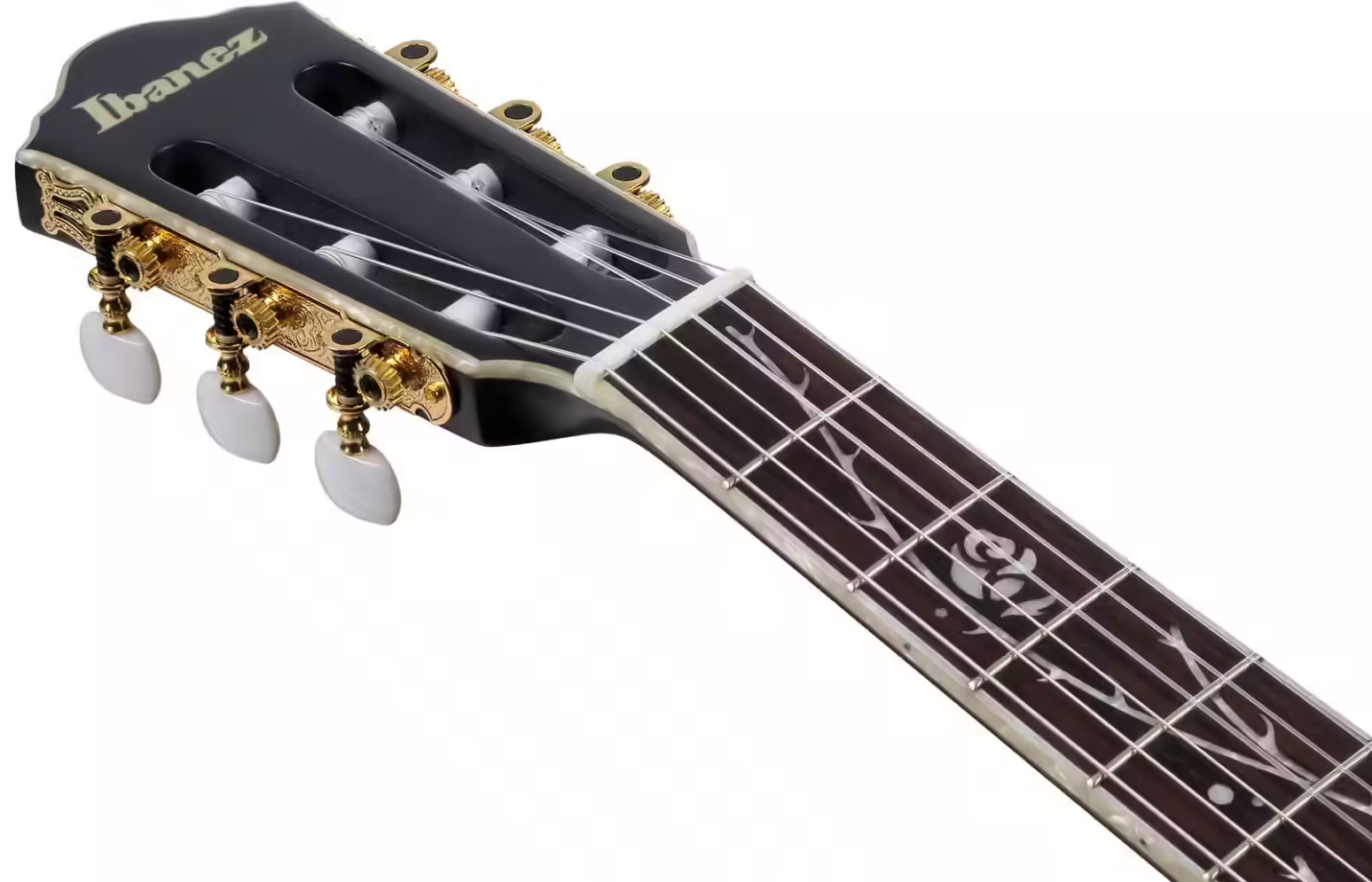 Ibanez Tim Henson Tod20fmn Bfl Ind Signature Erable Sapele Rw - Black Burst Fade Low Gloss - Guitarra clásica 4/4 - Variation 5