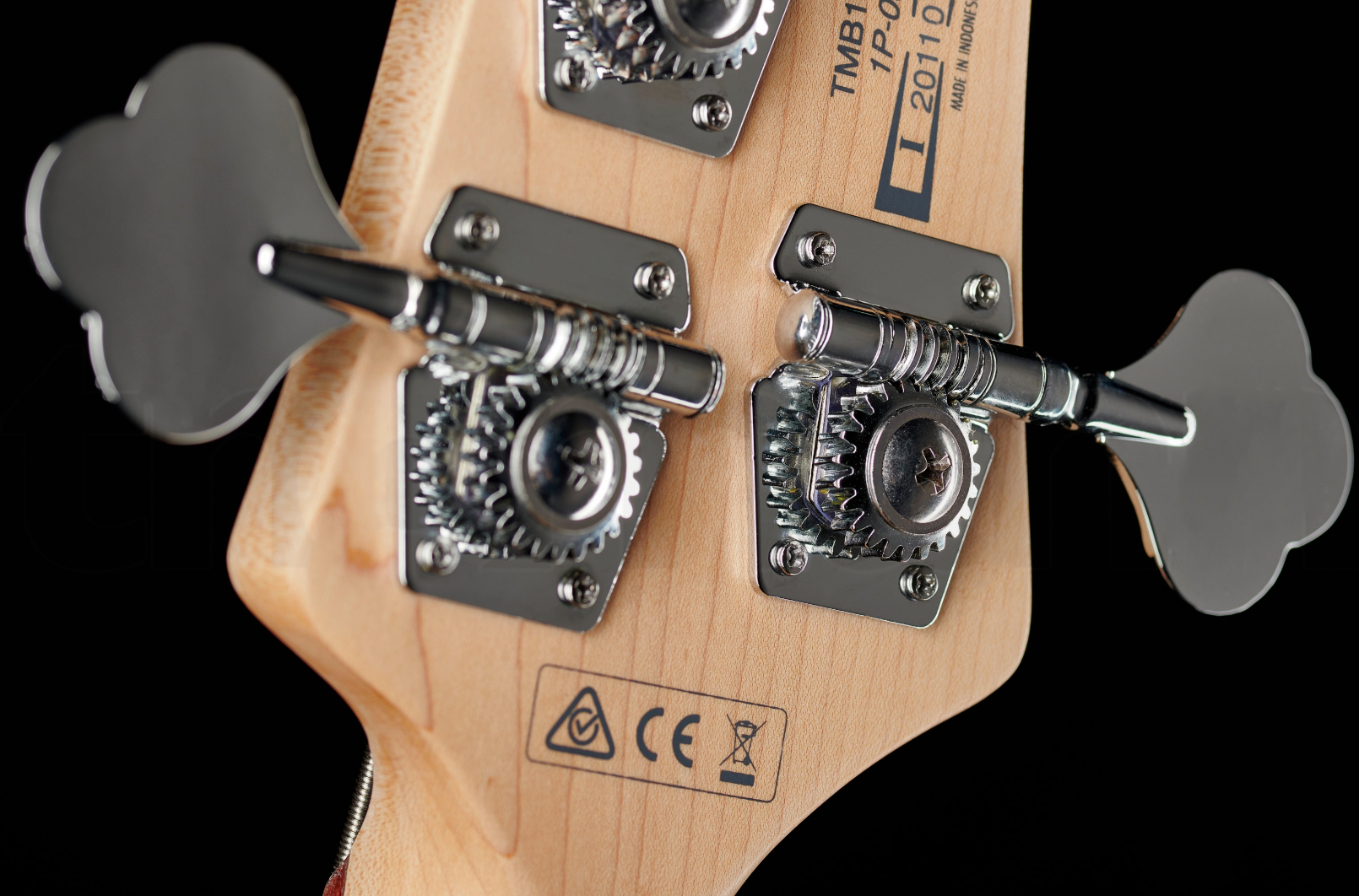 Ibanez Tmb100l Bk Standard Talman Bass Lh Gaucher Active Jat - Black - Bajo eléctrico de cuerpo sólido - Variation 3