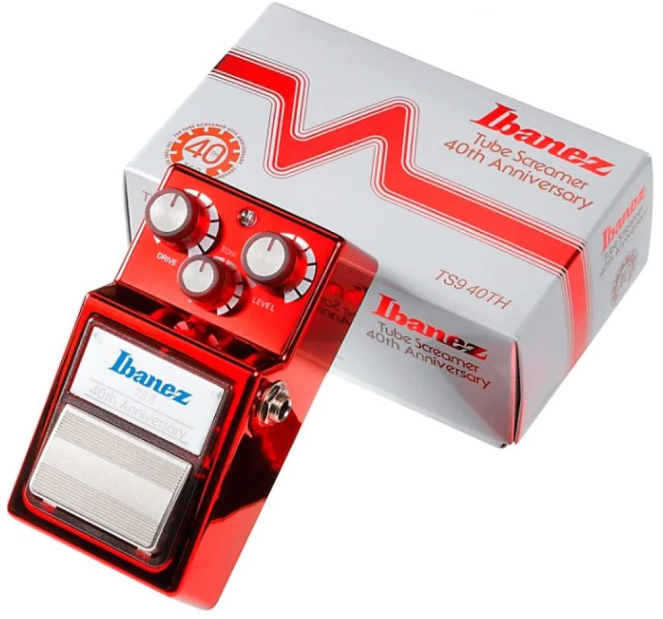 Ibanez Tube Screamer Ts940th 40th Anniversary Ltd Metallic Red - Pedal overdrive / distorsión / fuzz - Variation 1
