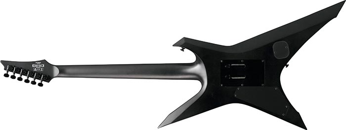 Ibanez Xptb620 Bkf Iron Label Hh Dimarzio Fr Eb - Black Flat - Guitarra electrica metalica - Variation 1