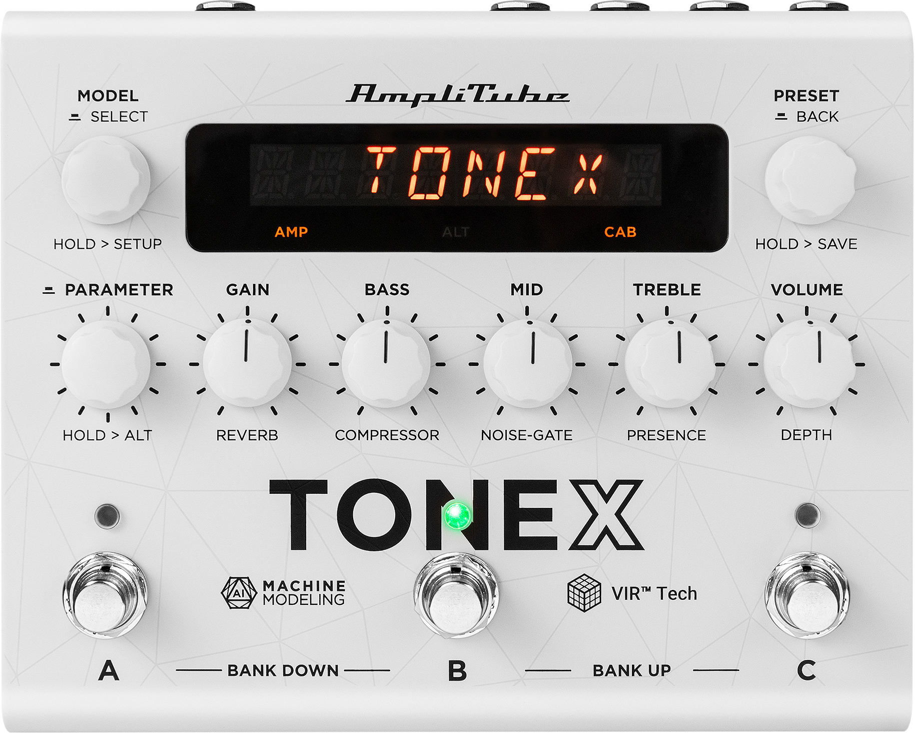 Ik Multimedia Tonex Pedal White Limited Ed - Simulacion de modelado de amplificador de guitarra - Main picture