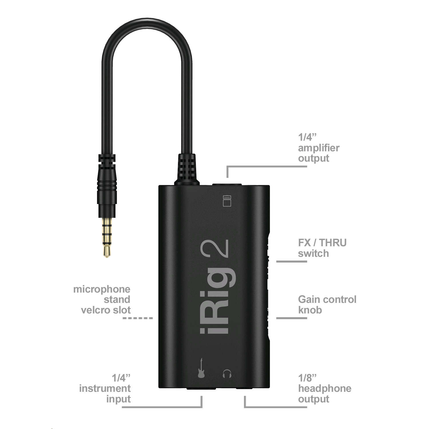 Ik Multimedia Irig 2 - Interface de audio Iphone / Ipad - Variation 4