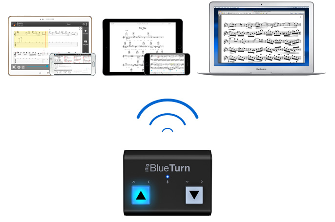 Ik Multimedia Irig Blueturn - Pedalera de control - Variation 2