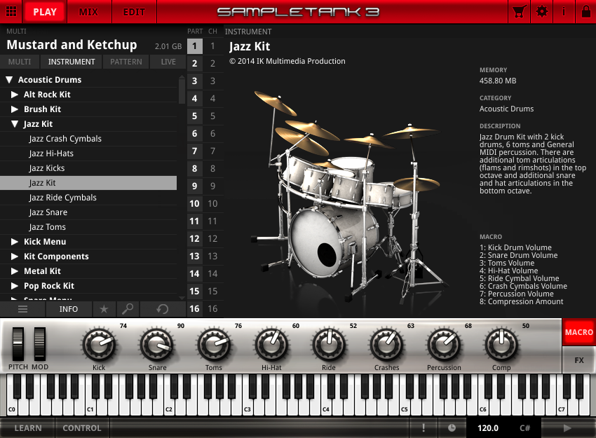 Ik Multimedia Irig Key Pro + Sampletank 3 Bundle - Teclado maestro - Variation 4