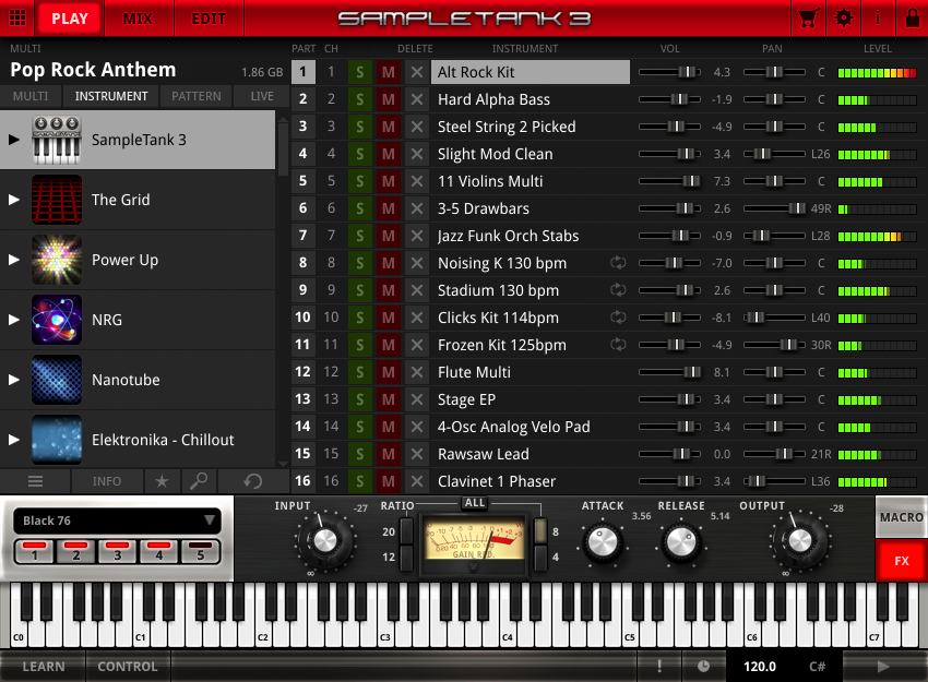 Ik Multimedia Irig Key Pro + Sampletank 3 Bundle - Teclado maestro - Variation 7