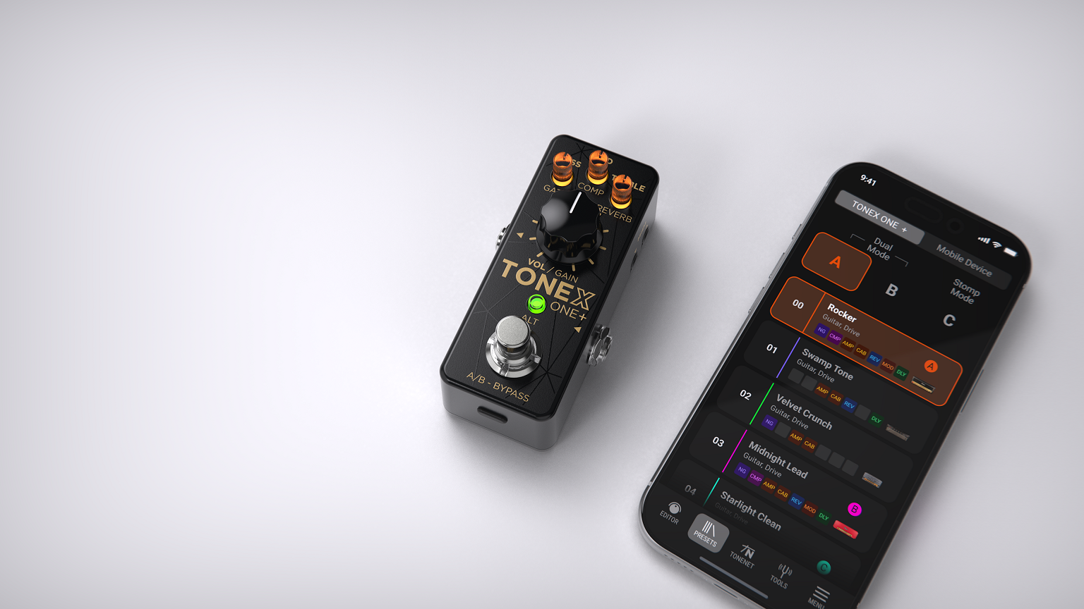 Ik Multimedia Tonex One + - Simulacion de modelado de amplificador de guitarra - Variation 1