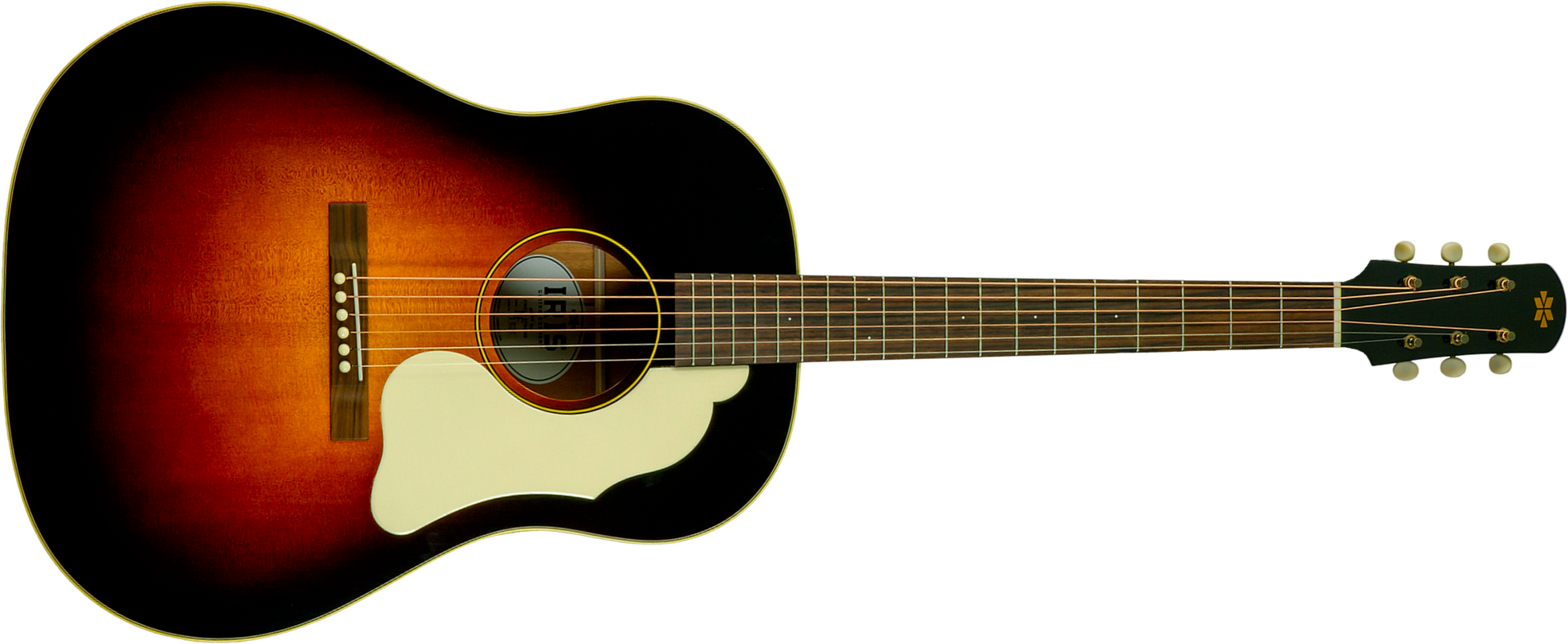 Iris Df Dreadnought Epicea Acajou Rw #1426 - Relic Tobacco Burst - Guitarra folk - Main picture