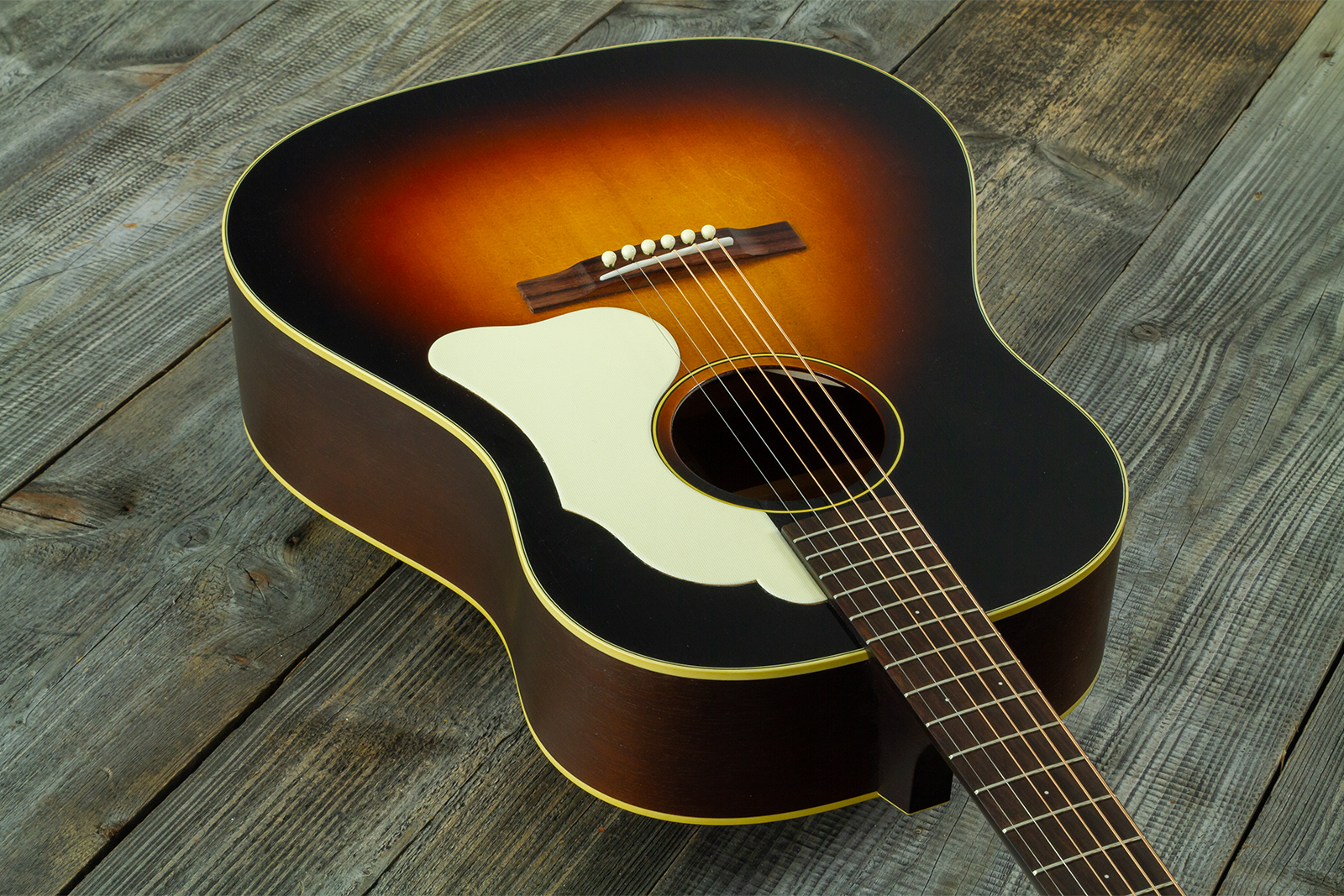 Iris Df Dreadnought Epicea Acajou Rw #1435 - Relic Tobacco Burst - Guitarra folk - Variation 1